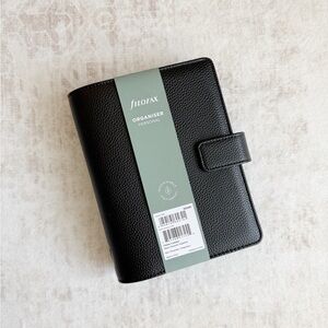 Filofax Camden Personal Organizer Black